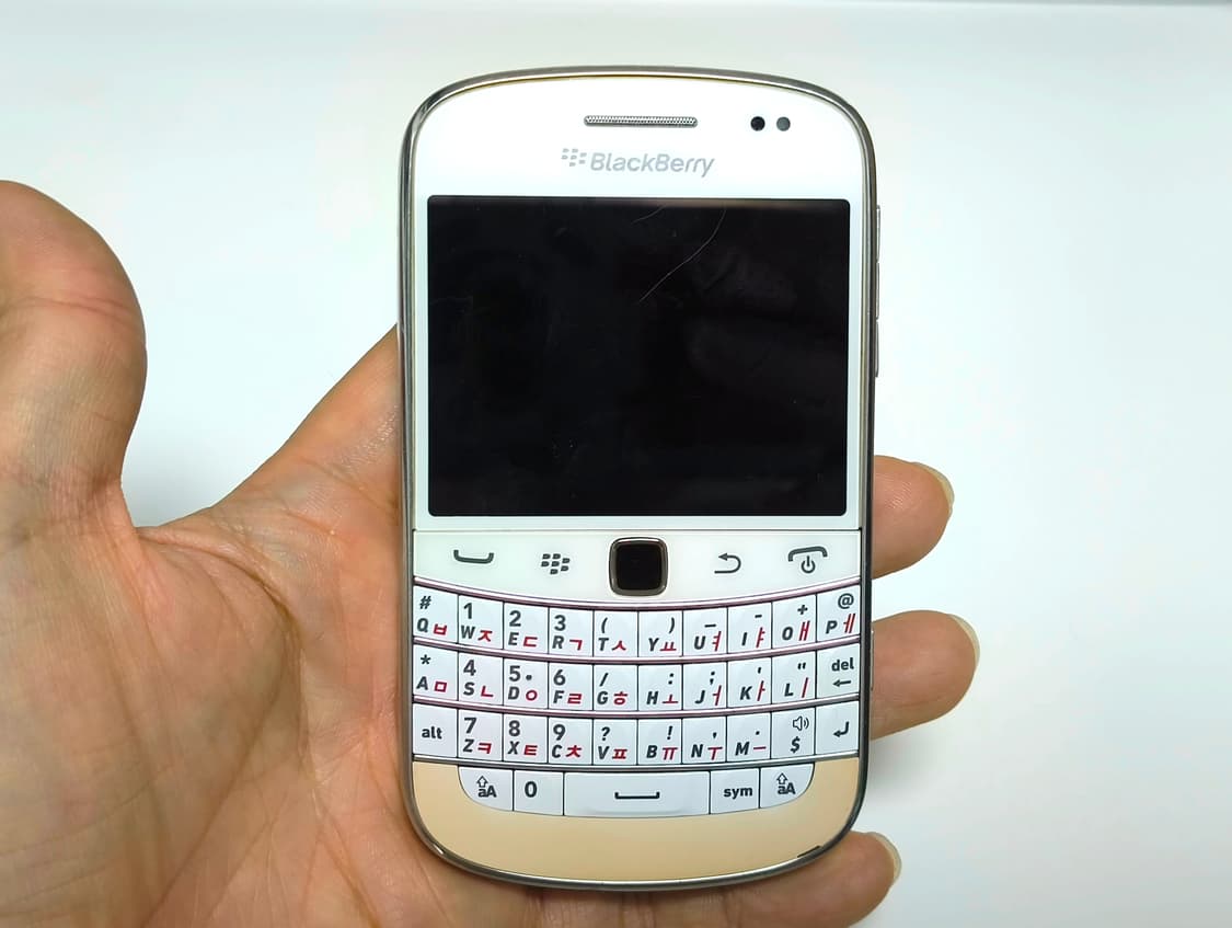 블랙베리 9900 화이트 풀박 상품이미지4