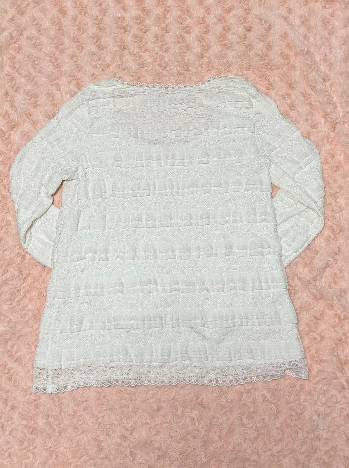 빈티지 레이스 롱슬리브 갸루 탑 상품이미지2