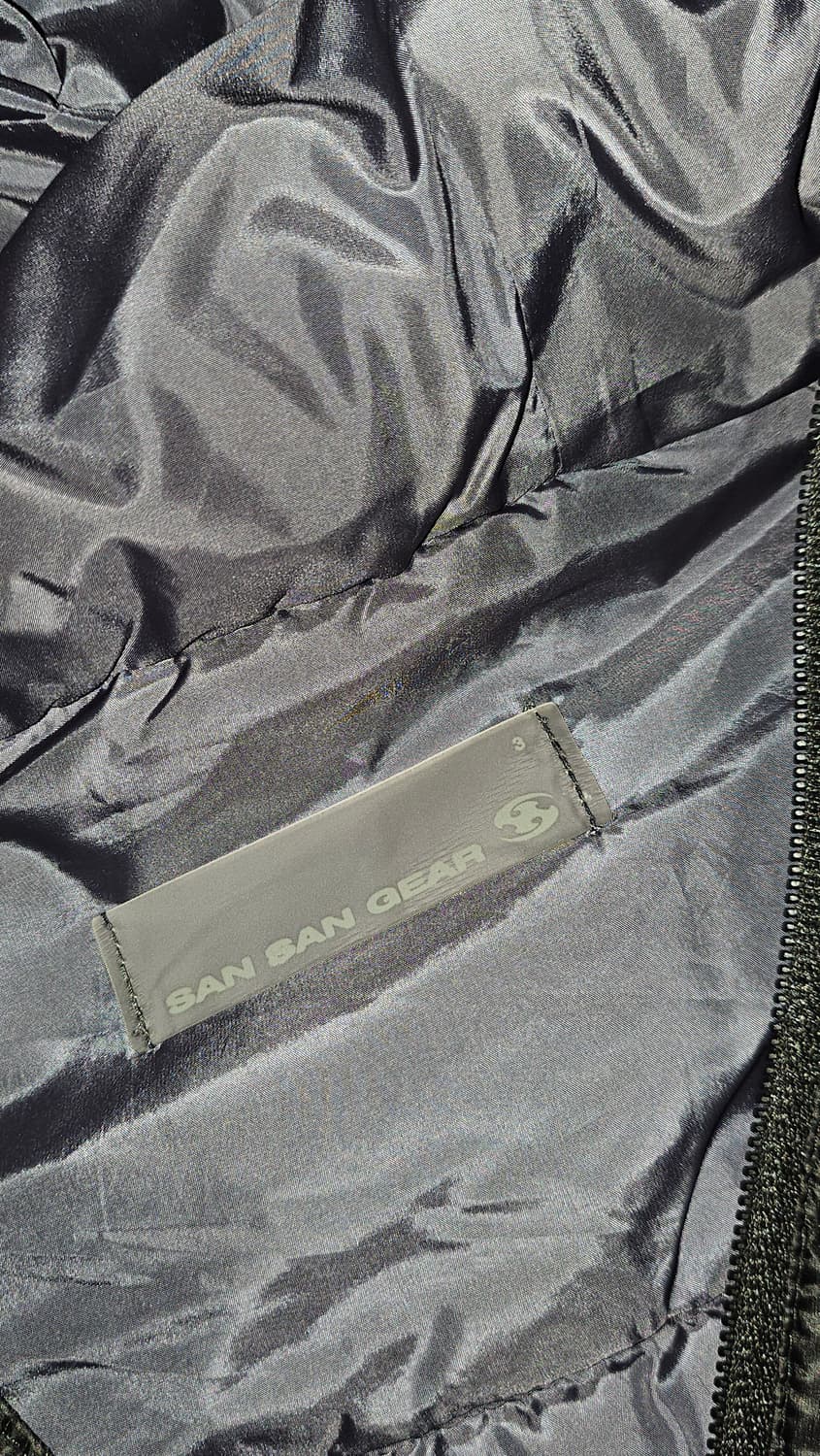 산산기어 푸퍼 자켓 블랙 - 3사이즈 상품이미지4