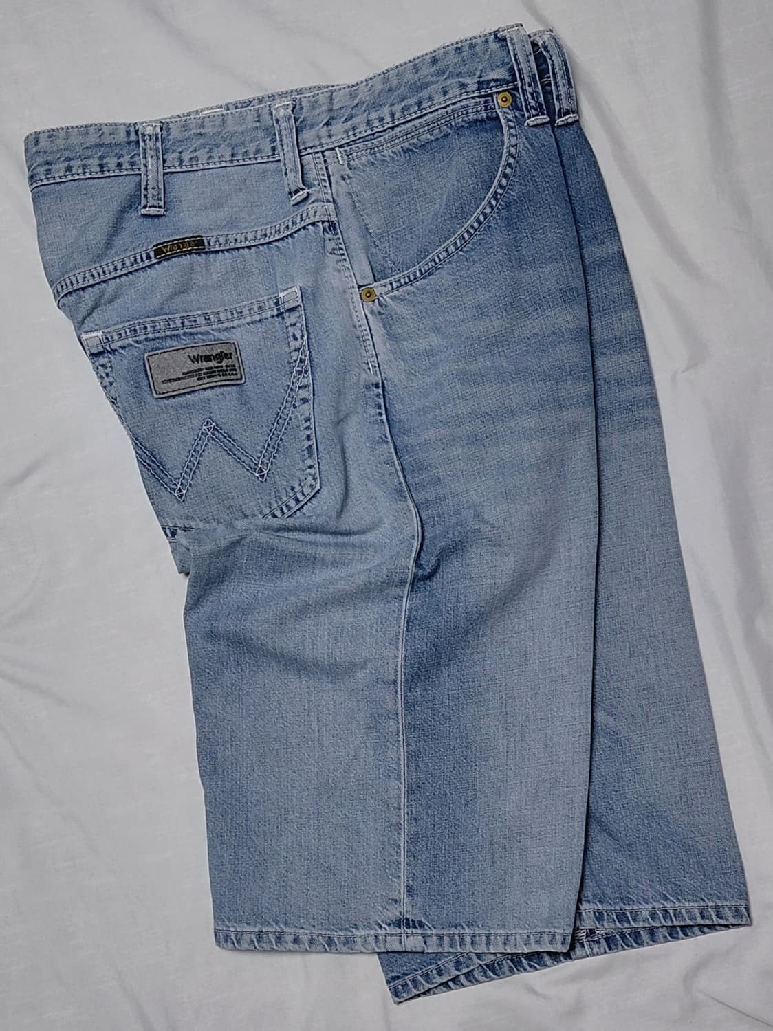 [32] Wrangler 빈티지 데님 하프 팬츠 - 에드윈 라이이센스 상품이미지10