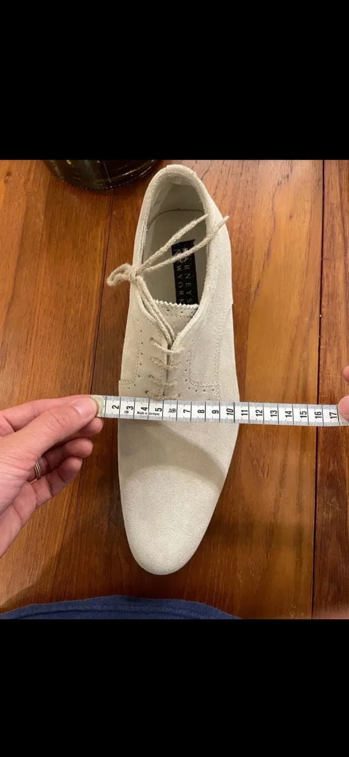 Barneys New York 스웨이드 윙팁 슈즈 바니스뉴욕 더비 상품이미지3