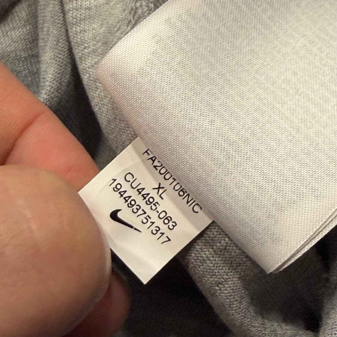 [XL] 나이키 NSW 테크 플리스 조거 팬츠 회색 B437 상품이미지8