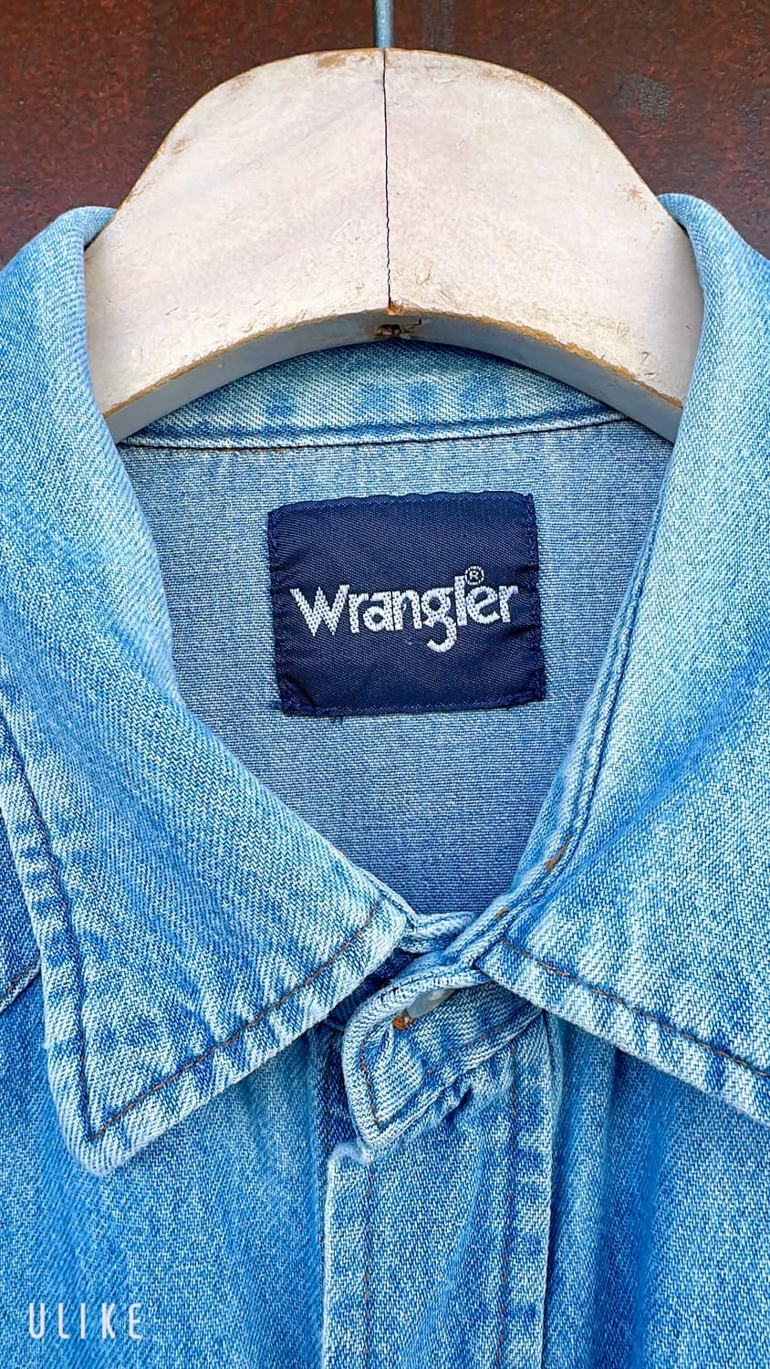 90년대 랭글러(Wrangler)의 데님 웨스턴 셔츠 상품이미지3