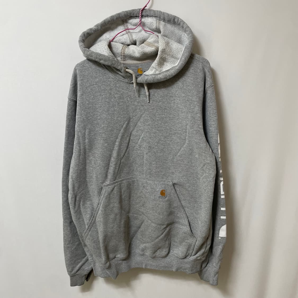 [ S ] 칼하트 WIP 빅로고 기모 후드티 상품이미지1