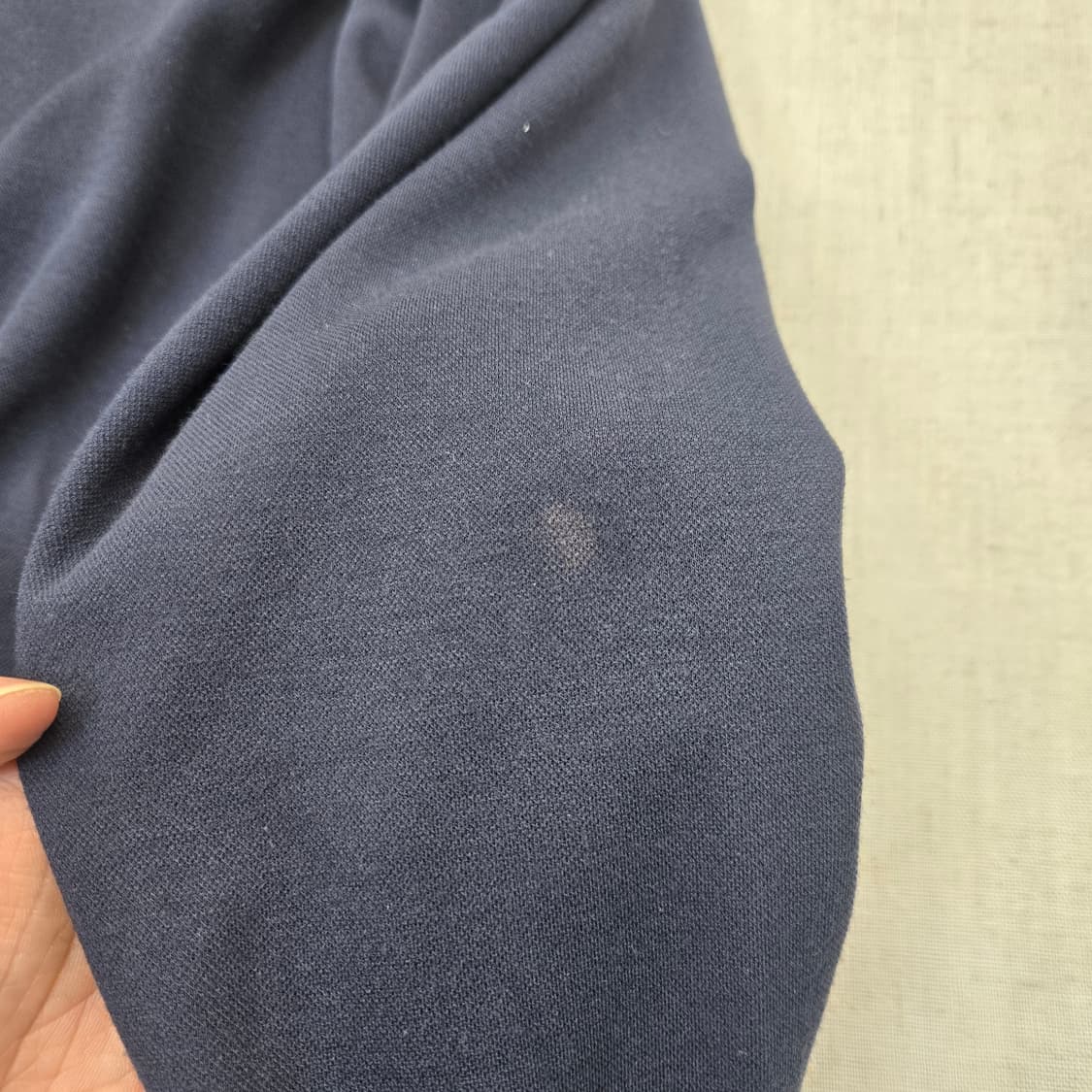 머싱웨어 펭귄 자수 체크 배색 하프넥 풀오버 상품이미지6