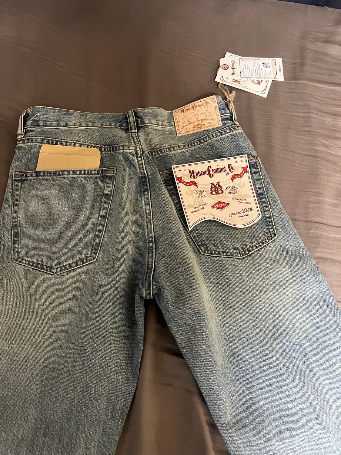 MBBCAR 세미부츠컷 연청데님 28 새제품 상품이미지4