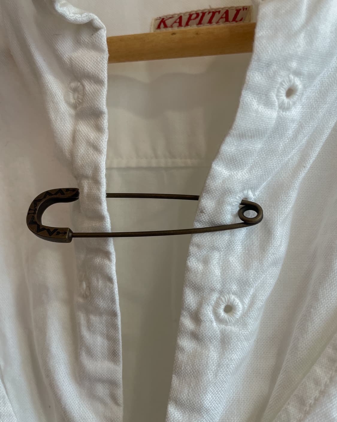 캐피탈 화이트 옥스퍼드 핀 셔츠 상품이미지3