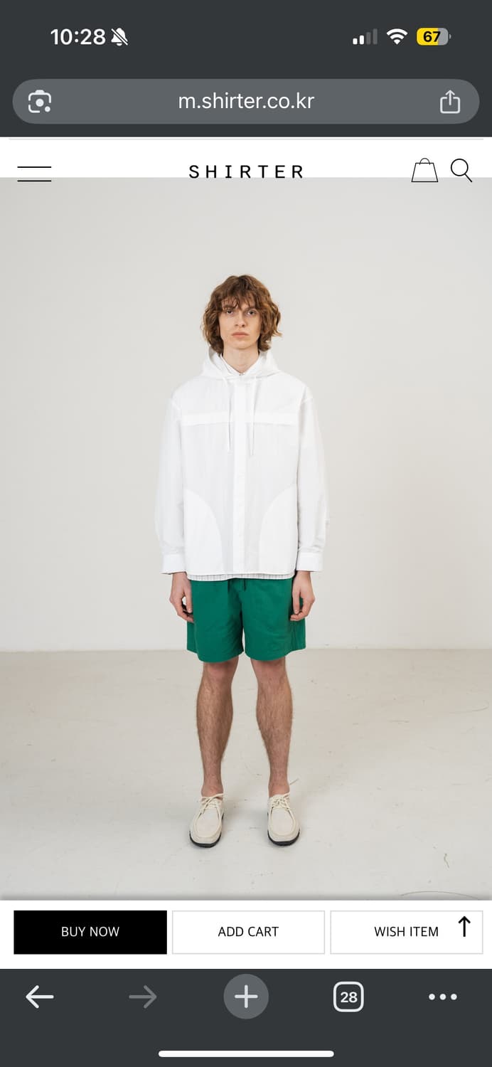 셔터 셔링 후드 자켓 상품이미지2