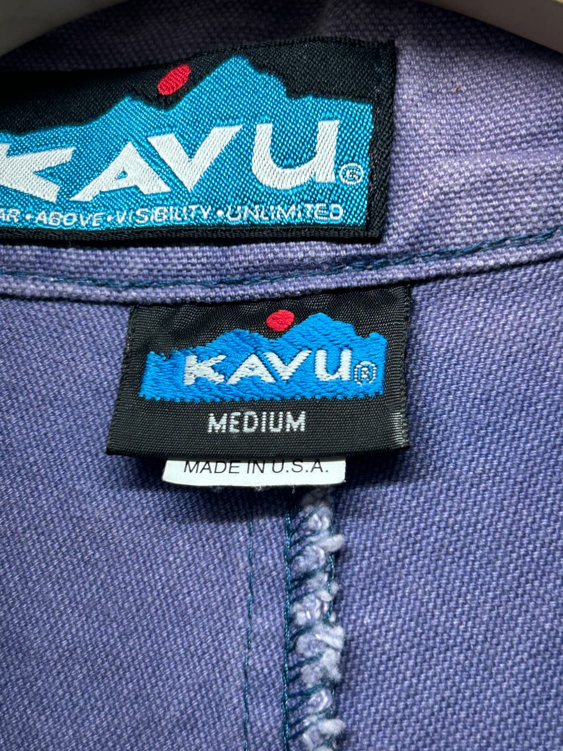 KAVU 빈티지 캔버스 풀오버 자켓 USA MADE 상품이미지4