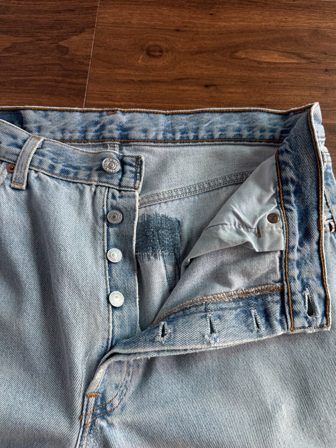 [35]90's 리바이스 Made in USA 501 데님 팬츠 상품이미지5