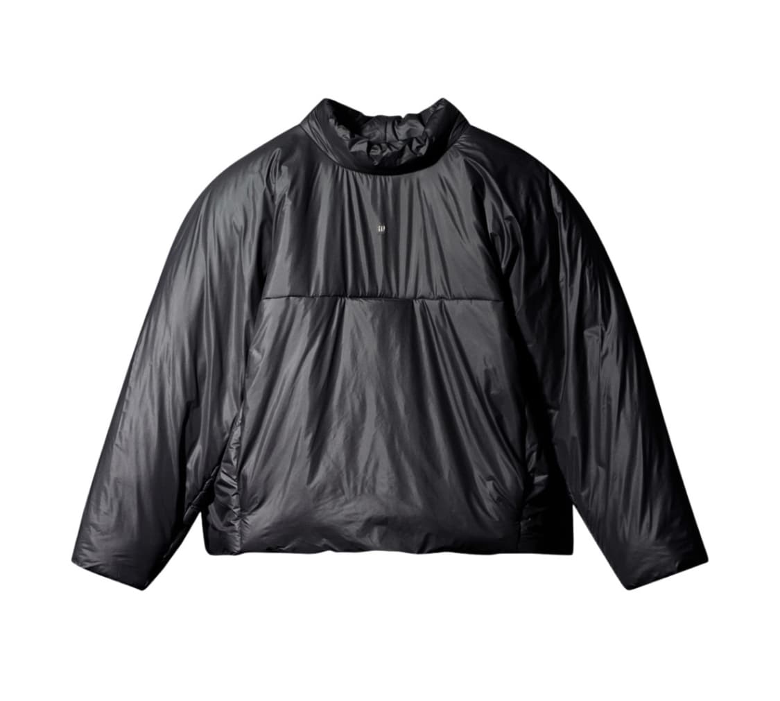 이지 갭 엔지니어드 바이 발렌시아가 모크넥 풀오버 퍼퍼 블랙 판매 상품이미지1