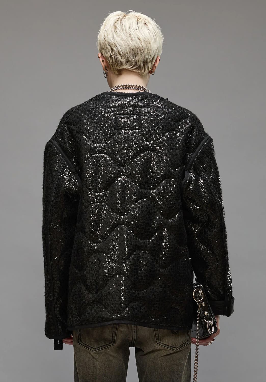 [S]알써틴 R13 GOTHIC LINER 코티드 트위드 자켓 상품이미지3