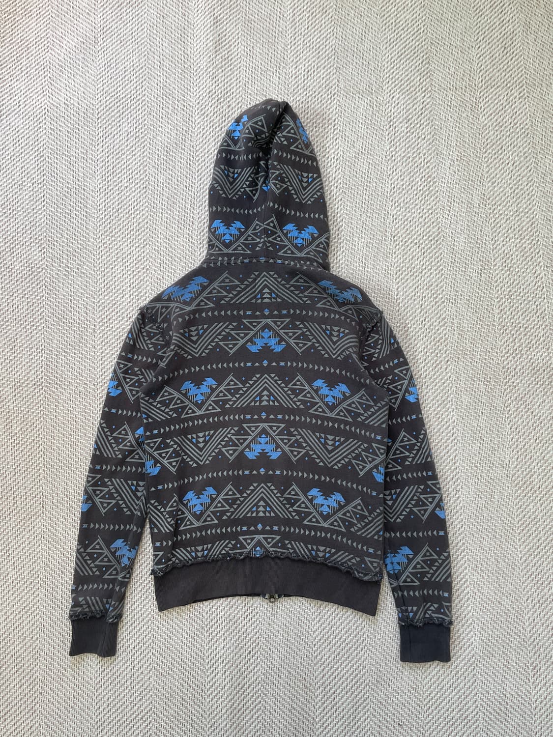 빌라봉 데미지워싱 네이티브 노르딕 후드집업  상품이미지5