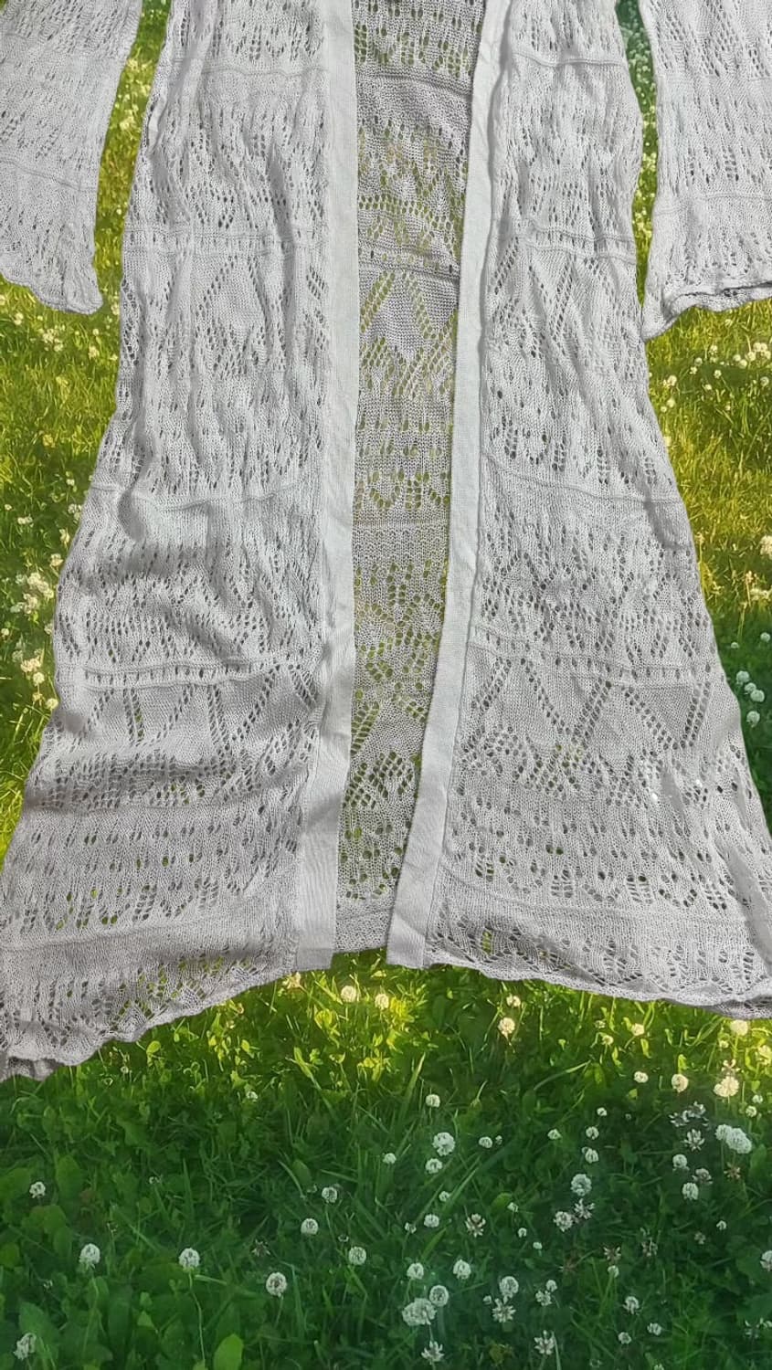 빈티지 어스뮤직앤이콜로지 화이트 가디건 상품이미지3