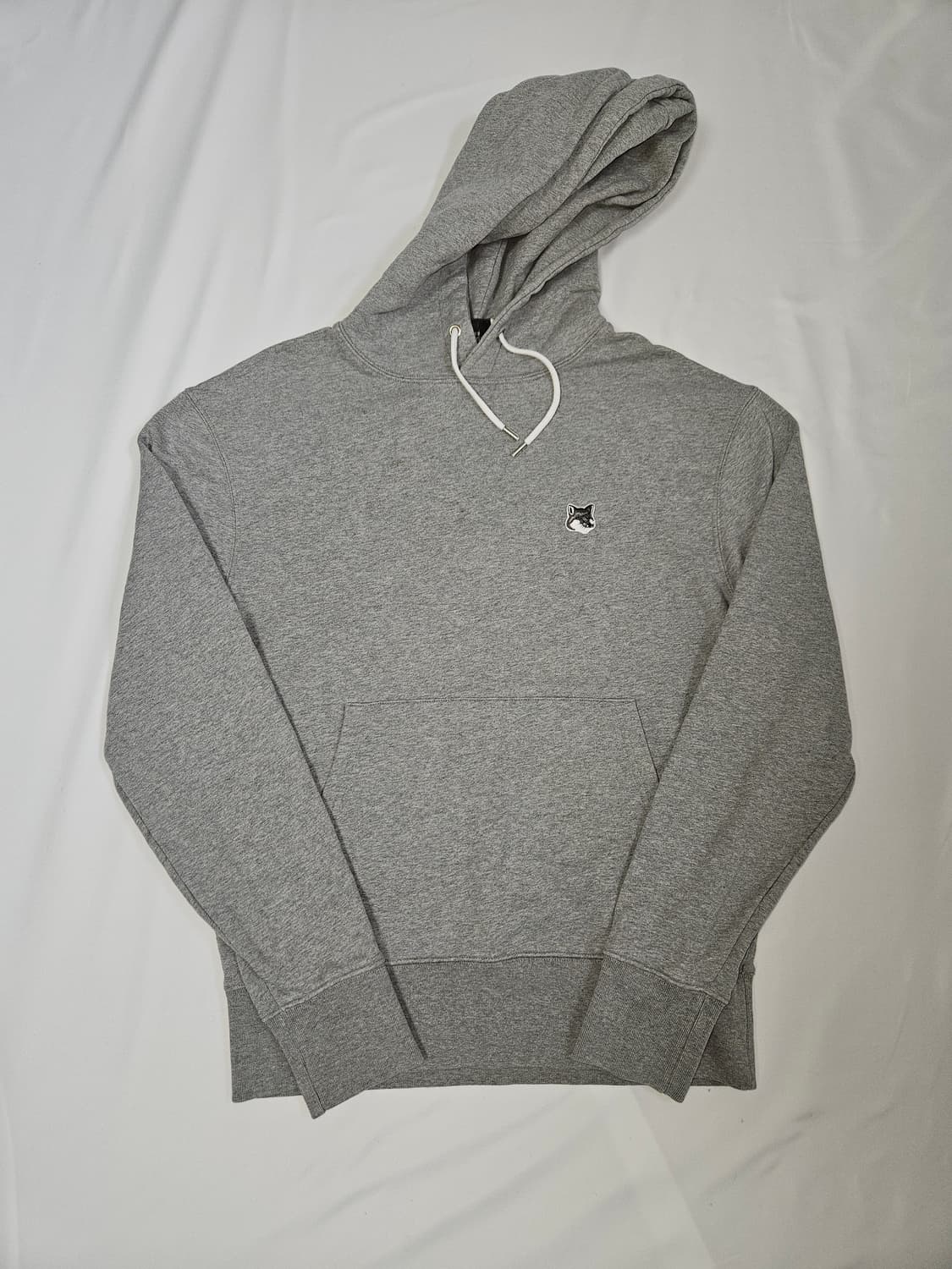 메종키츠네 정품 폭스헤드 후드티 그레이 S 상품이미지2