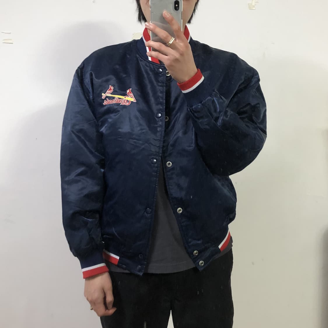 MLB 스타터 카디널스 바시티 자켓 상품이미지3