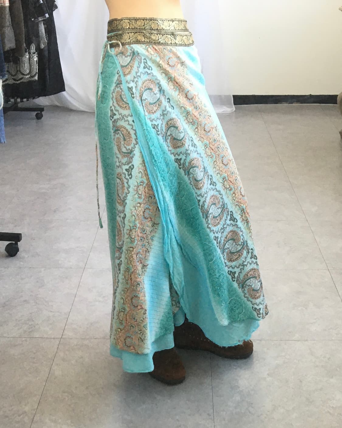 Ethnic mood wrap skirt 상품이미지6