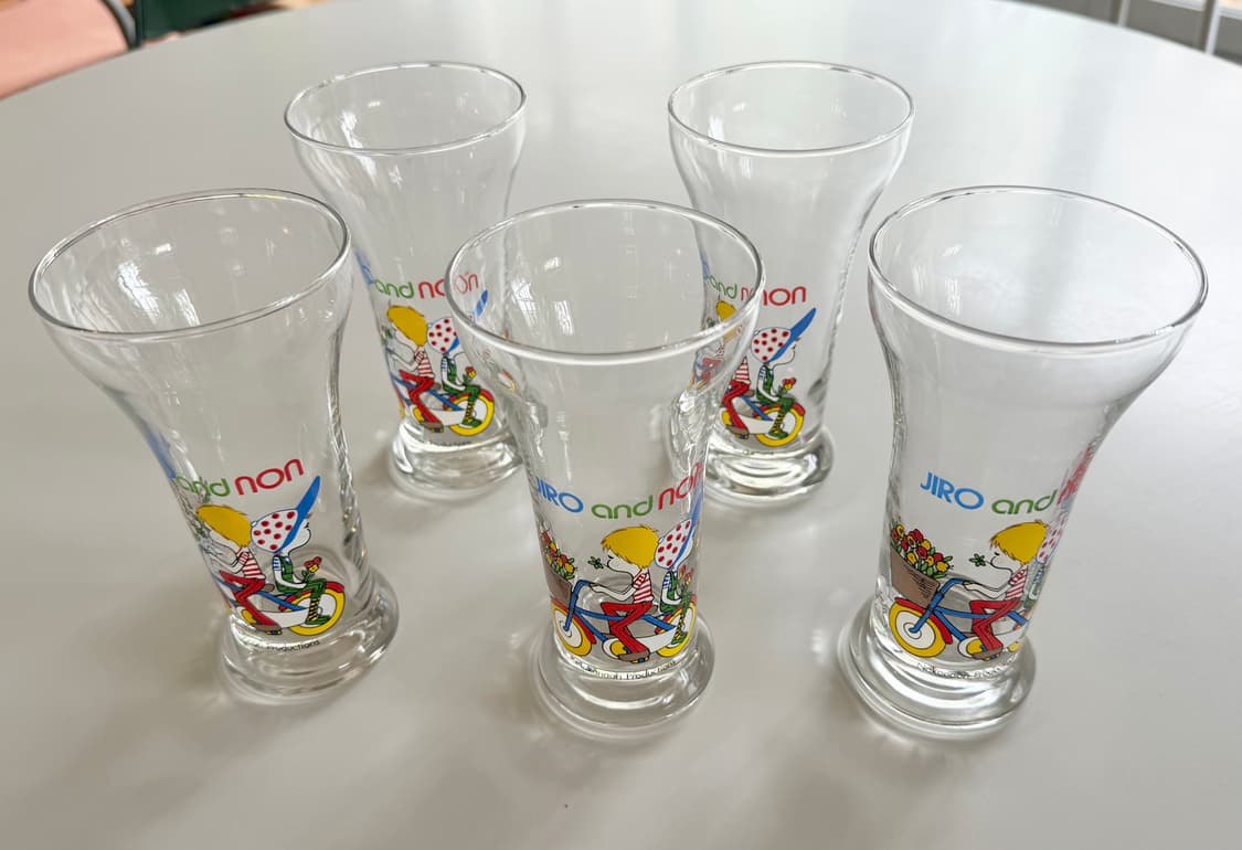 70-80s JIRO and non 빈티지 컵 5p 일괄  상품이미지2