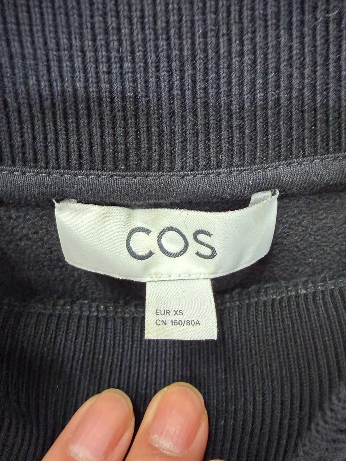  정품) COS 코스 여성 오버핏 뽀글이 맨투맨 XS 상품이미지5