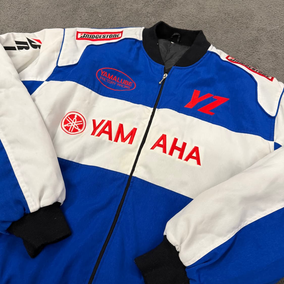 [ XL ] 야마하 빈티지 모터사이클 레이싱 봄버 자켓 상품이미지1