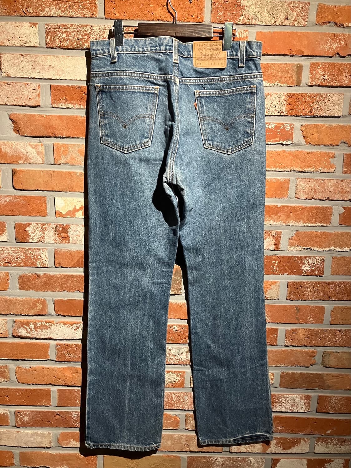 90s USA 빈티지 리바이스 517 부츠컷 데님 팬츠 상품이미지5