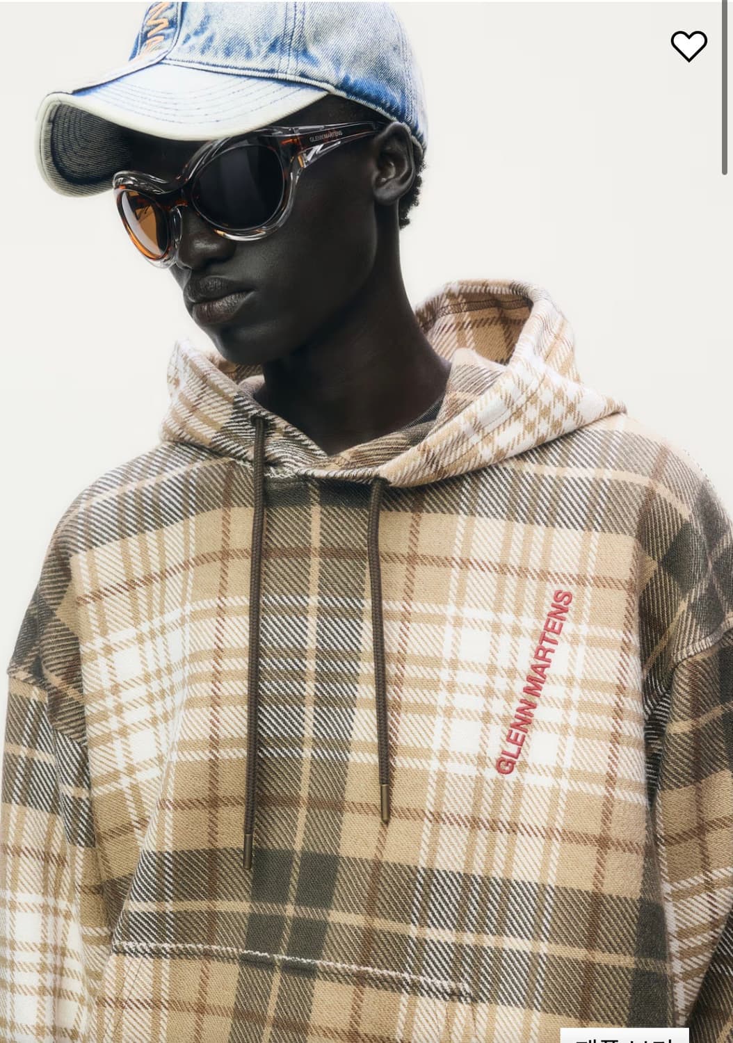 [새상품] H&M 글렌마틴스 후드 XL 상품이미지3