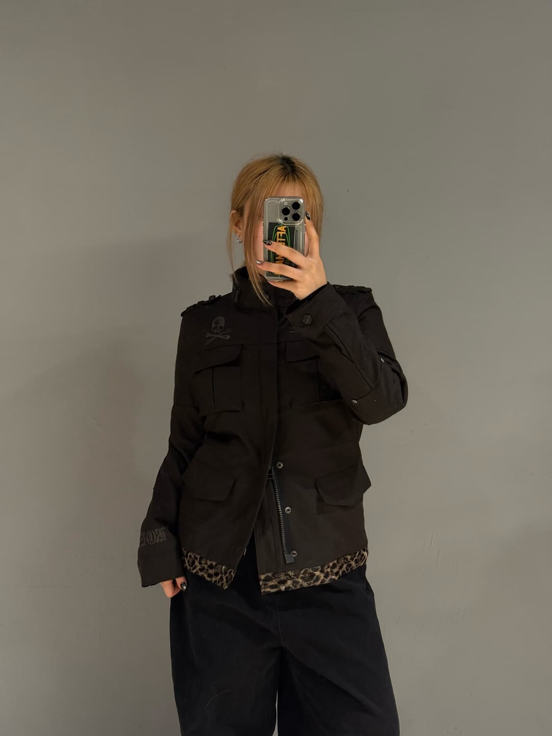 Roen multi pocket leopard point jacket 상품이미지1