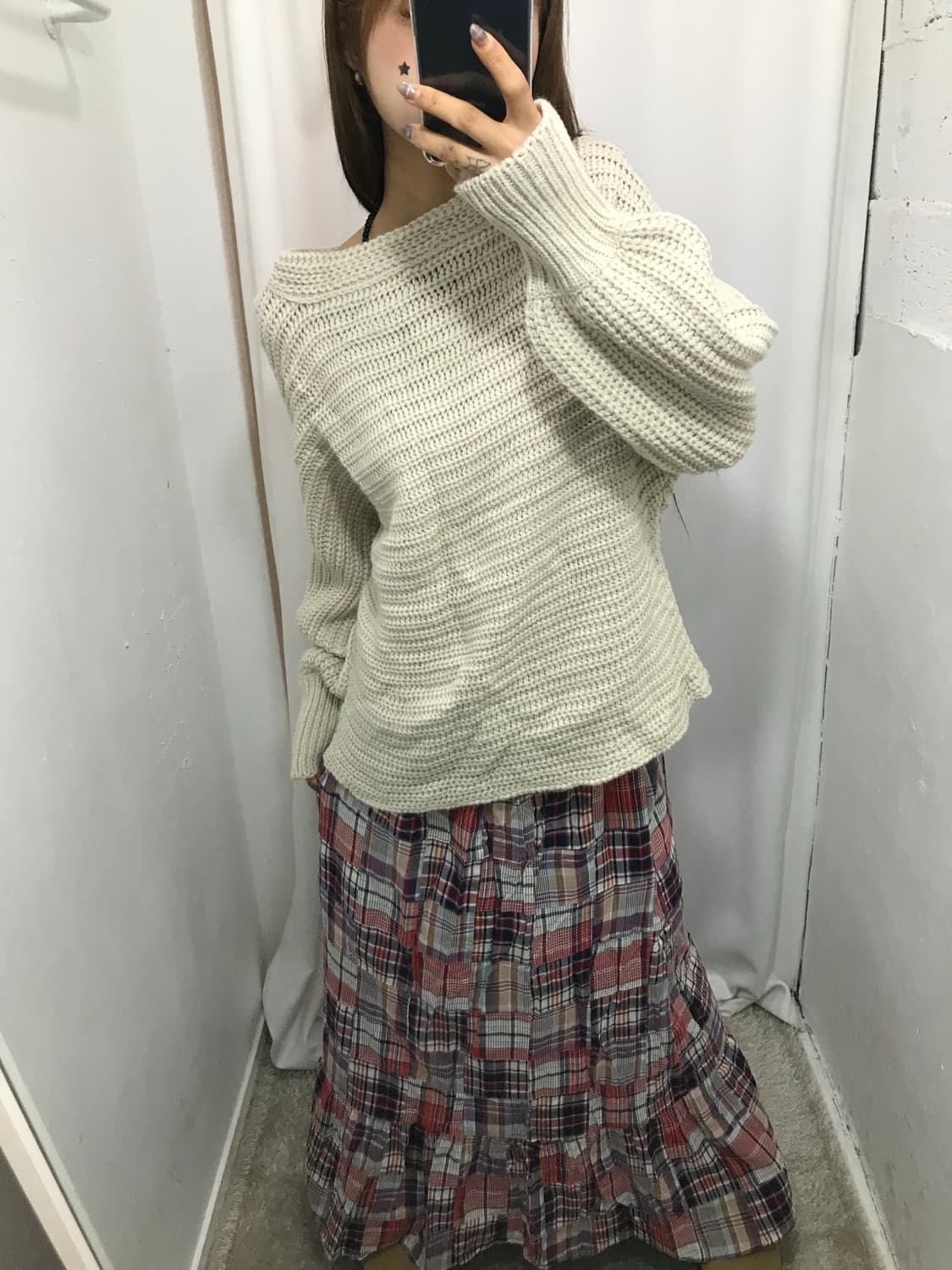 💭패치워크 양털 코디 세트 💭 상품이미지3