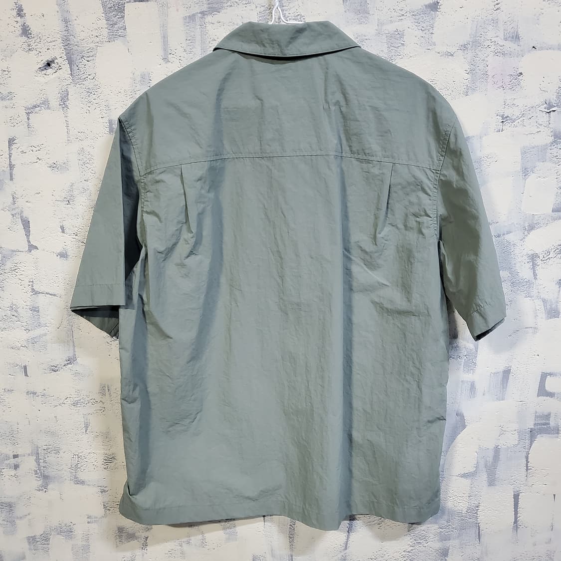 에디바우어 바스락 반팔 셔츠 그린  상품이미지2