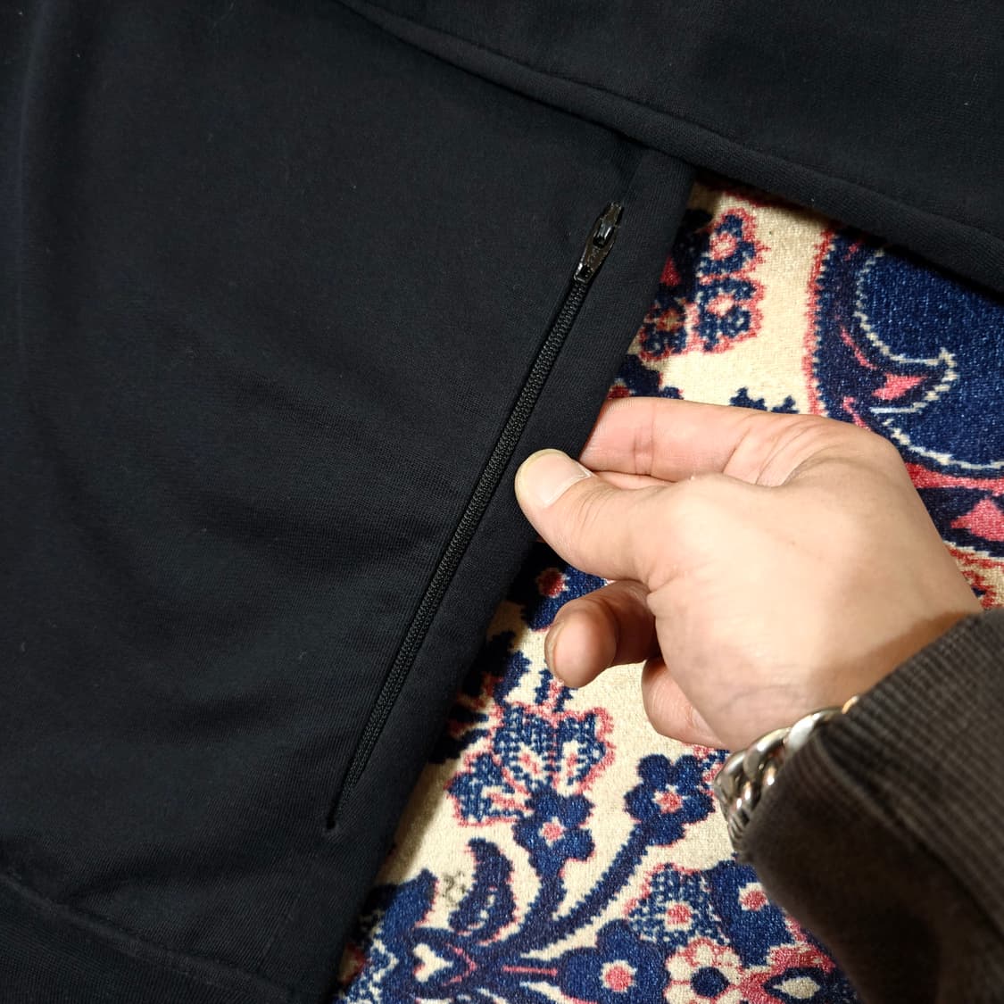 라코스테(Lacoste) 시그니쳐 빅로고 하이넥 집업 자켓  상품이미지3