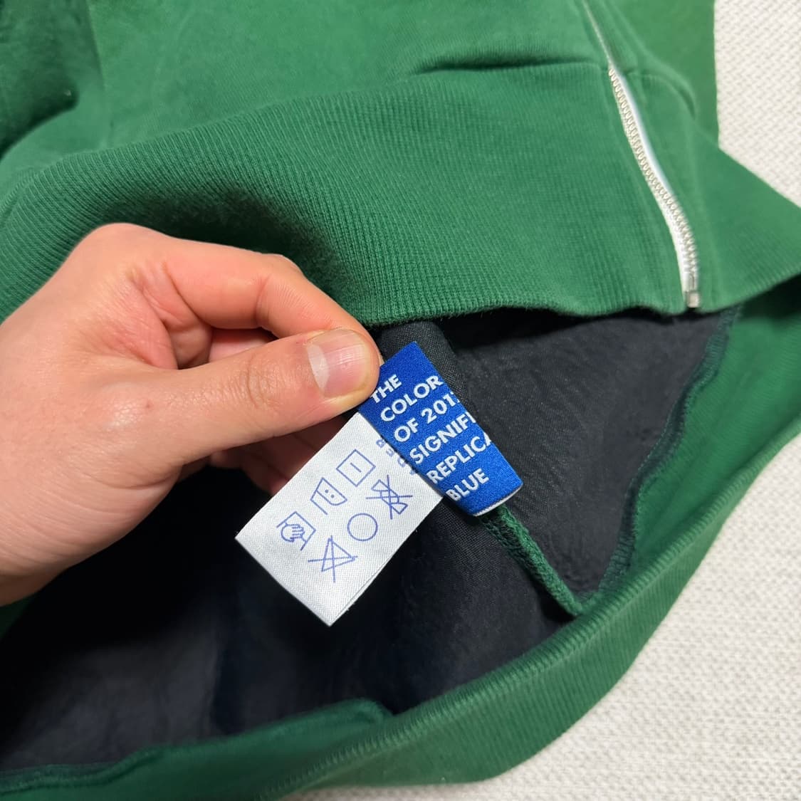 Ader Error 아더에러 17fw 그린 후드집업 상품이미지3