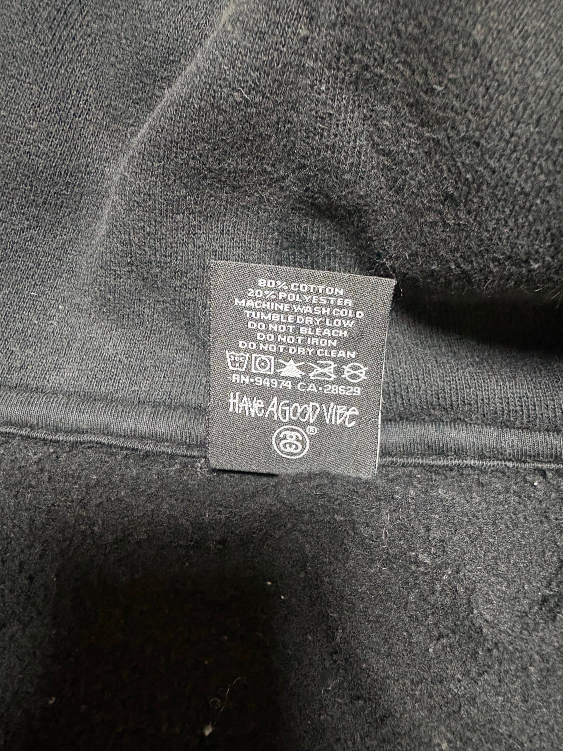 스투시 후드 리이오드 월드투어 베이스볼 스타디움 자켓 상품이미지4