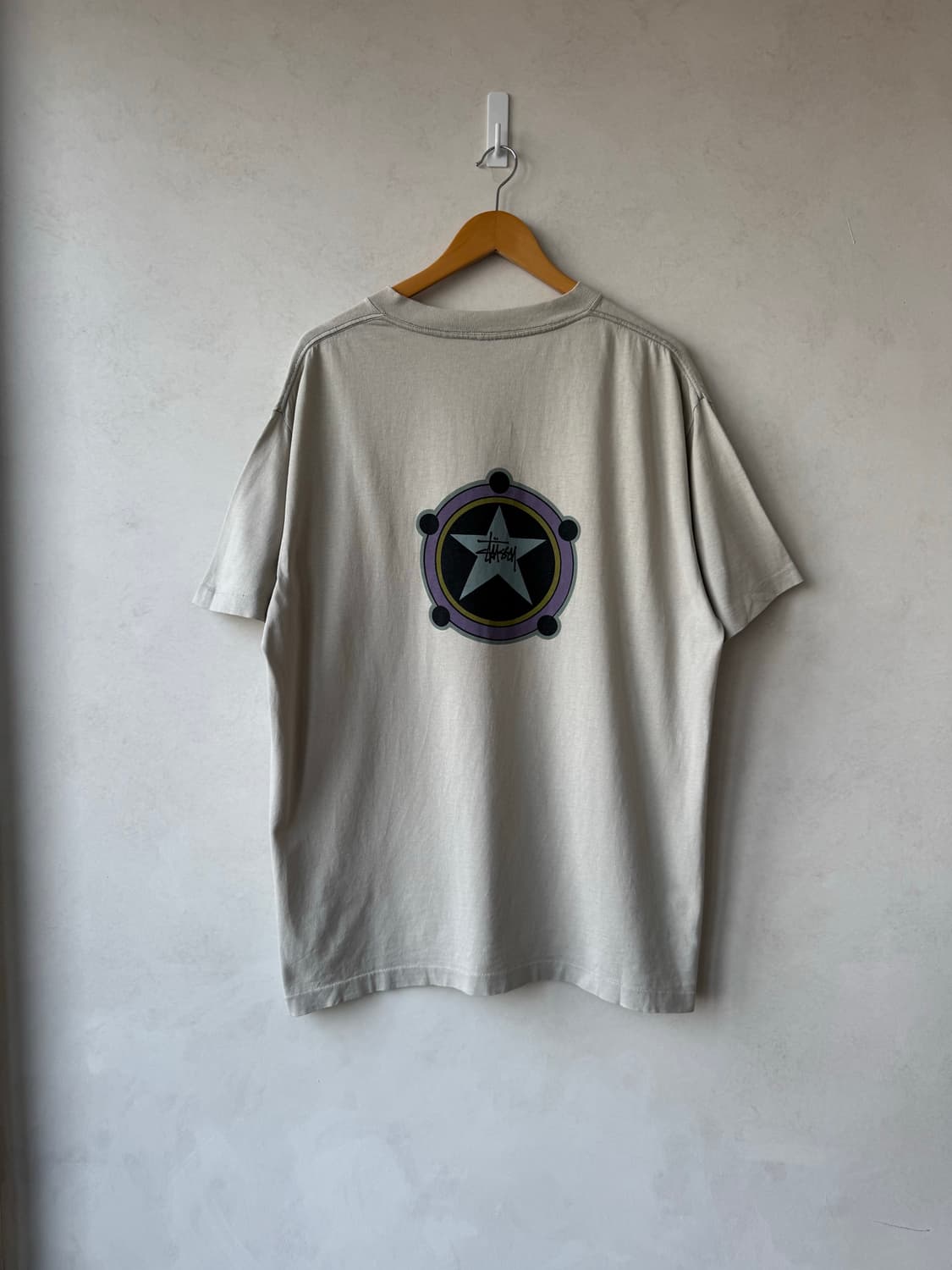 90s 스투시 스타 로고 티셔츠 상품이미지1