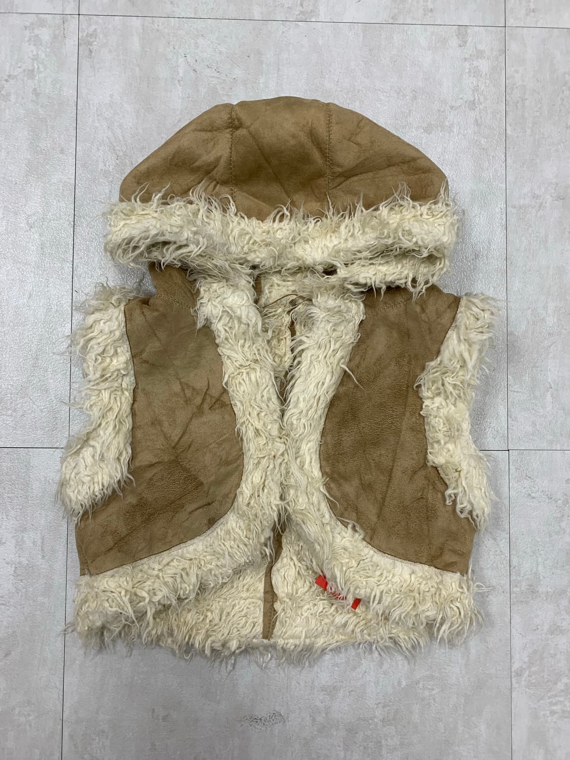 Crazy angel 무스탕 베스트 후드 #631 상품이미지1