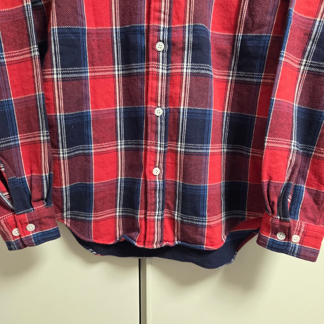 Captain Santa 재팬 플란넬 체크 셔츠 L(100) 상품이미지5