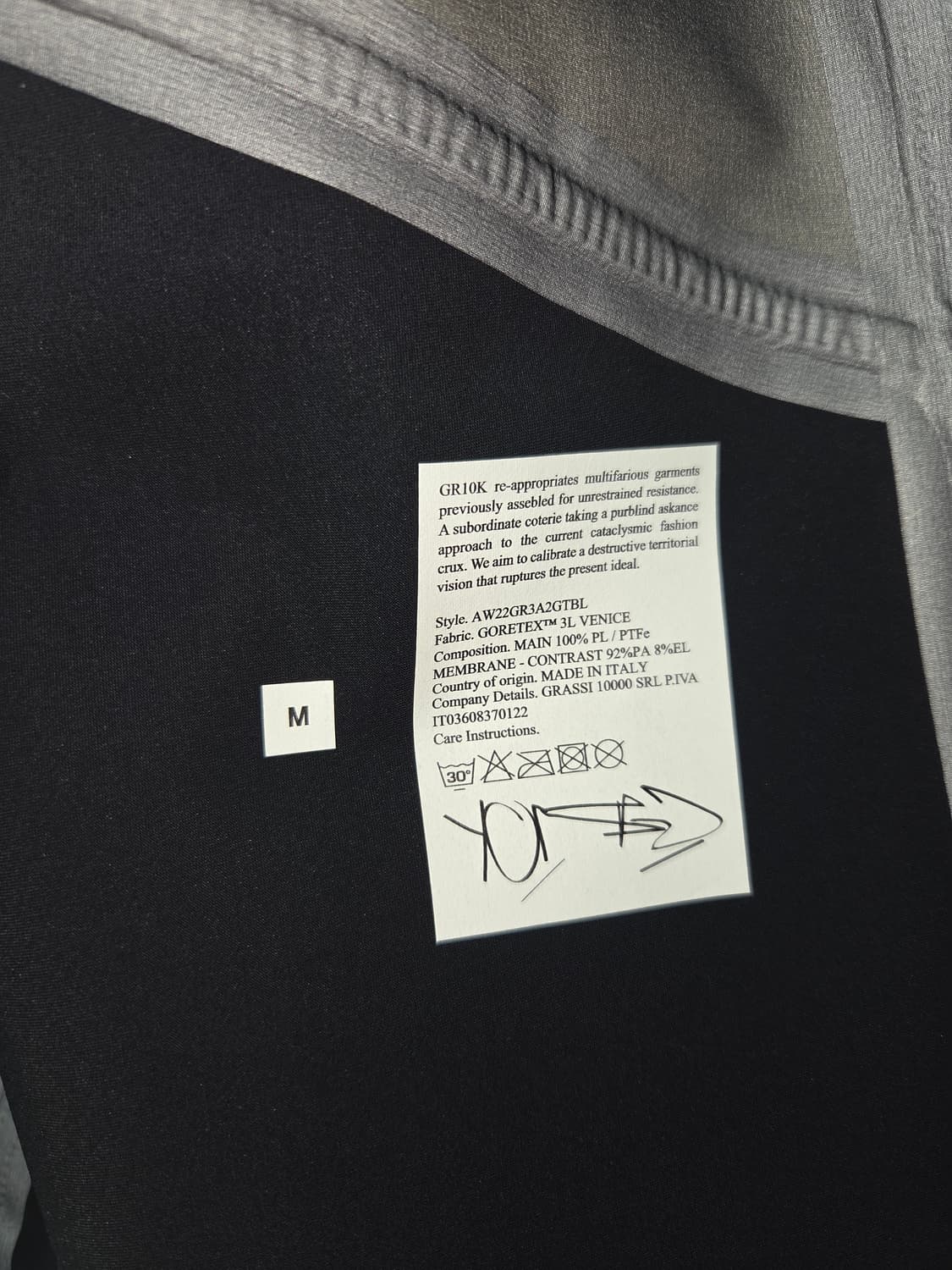 Gr10k 스켈레톤 M사이즈 상품이미지6