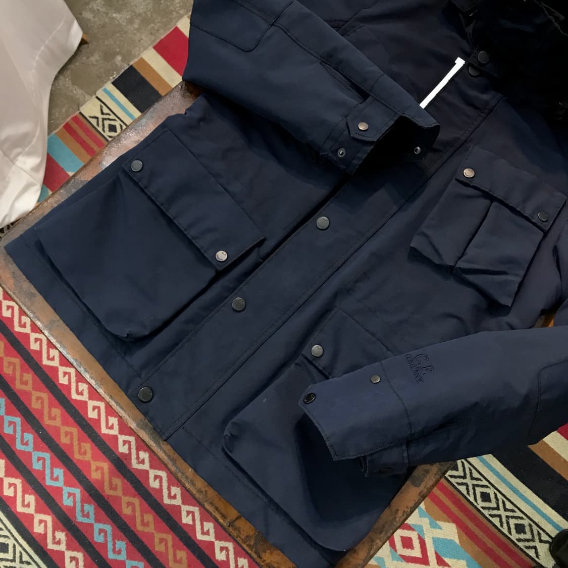 CP 씨피컴퍼니 4포켓 다크네이비 고글 자켓 남성 105 사이즈 상품이미지3