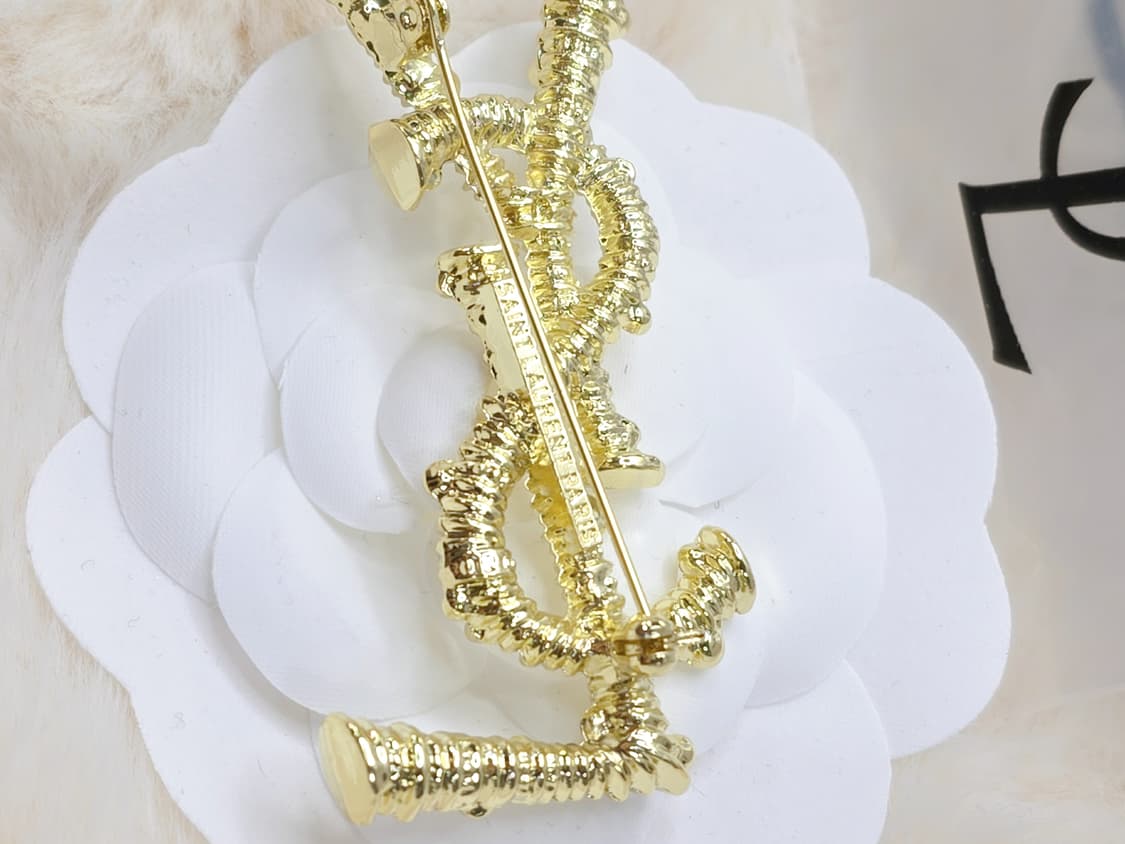 빈티지 골드 입생로랑 브로치 상품이미지6