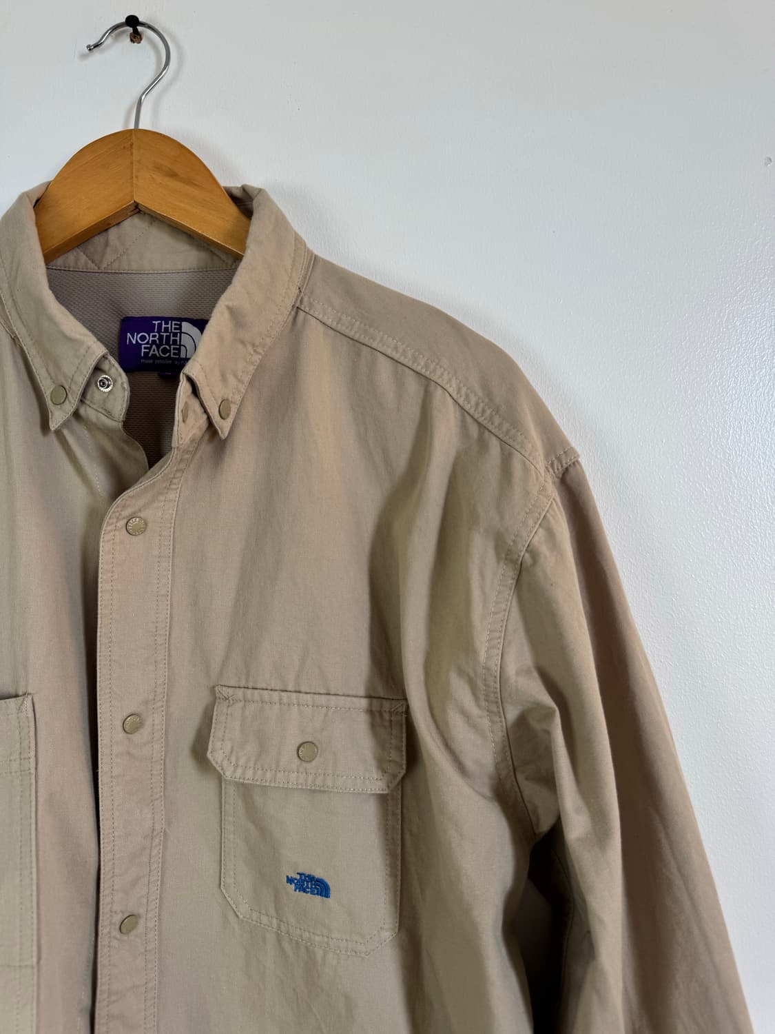 노스페이스 퍼플라벨 by나나미카 윈드셔츠 M사이즈. 상품이미지2