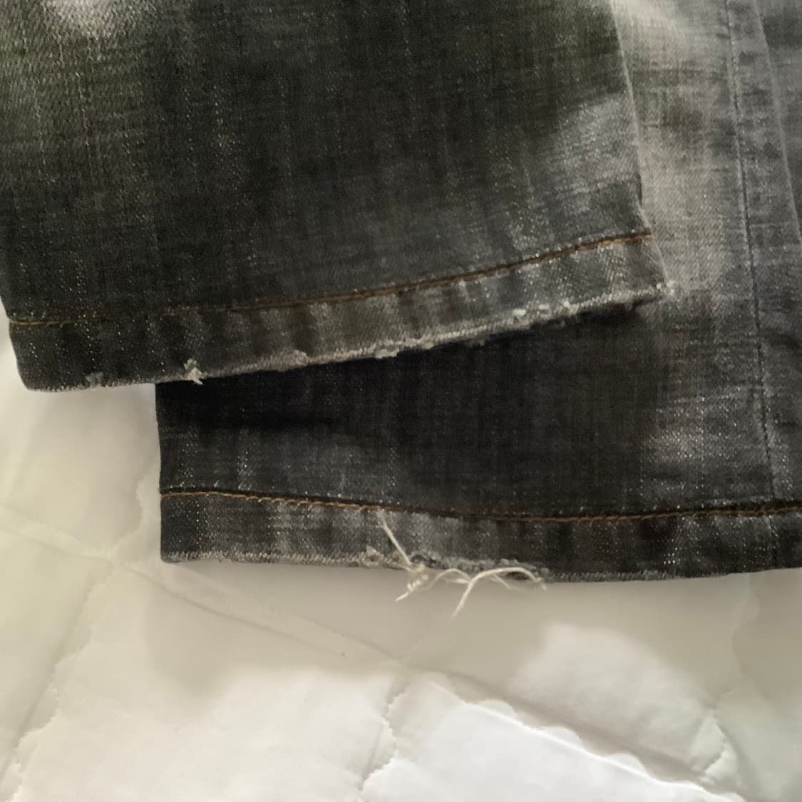 빈티지 y2k 로우라이즈 스트레이트 데님 상품이미지7