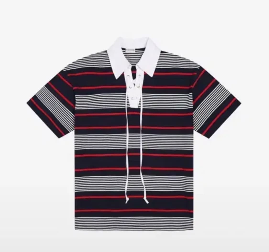 유센틱 피케 스트라이프 티셔츠 다크네이비 새상품 상품이미지2