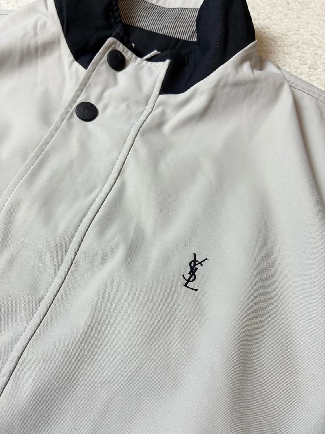 입생로랑 YSL 00s 자수로고 스윙톱 자켓 PN7483 상품이미지3