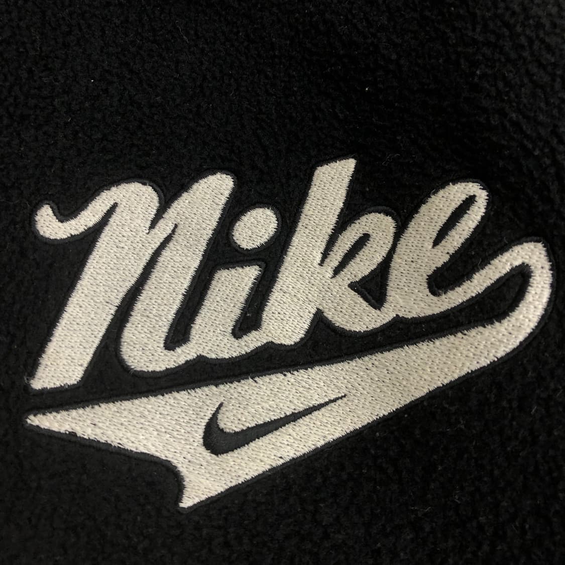 나이키 00s 빅로고 플리스 후드 퀄팅 자켓 상품이미지3