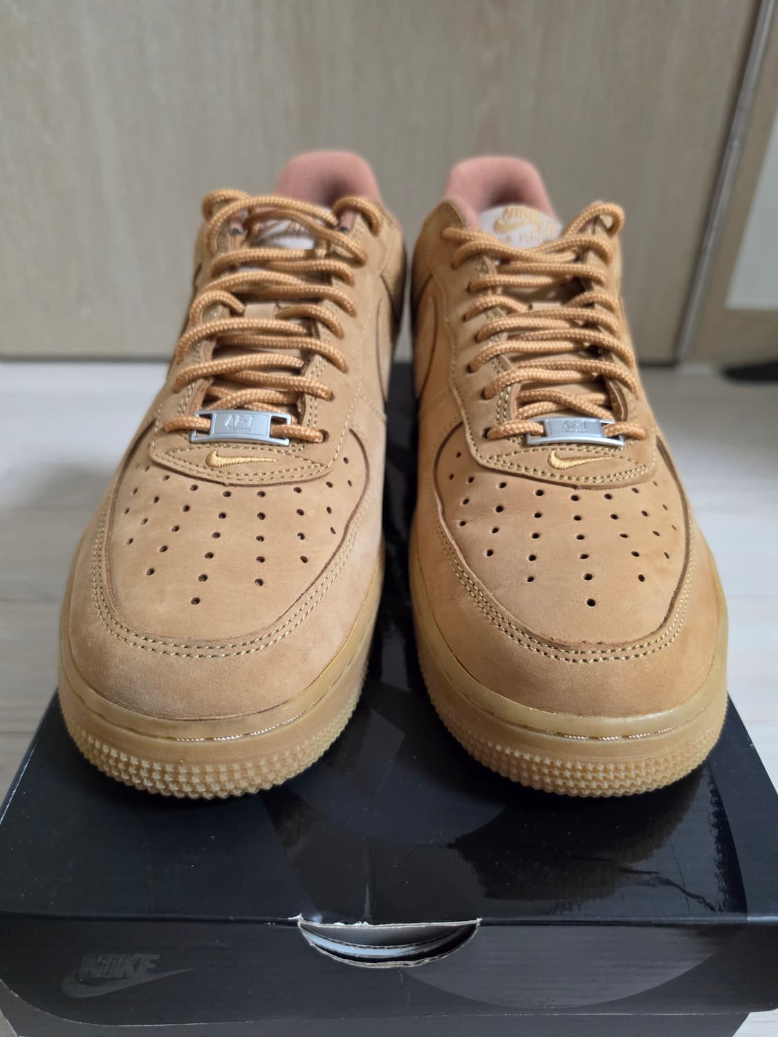 마지막가격 [260] <상태최상> 나이키x슈프림 된장 에어포스 상품이미지4