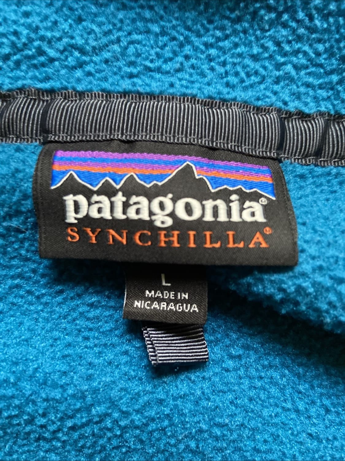 15FW 파타고니아 신칠라 스냅-T 후디 블루/퍼플 상품이미지6