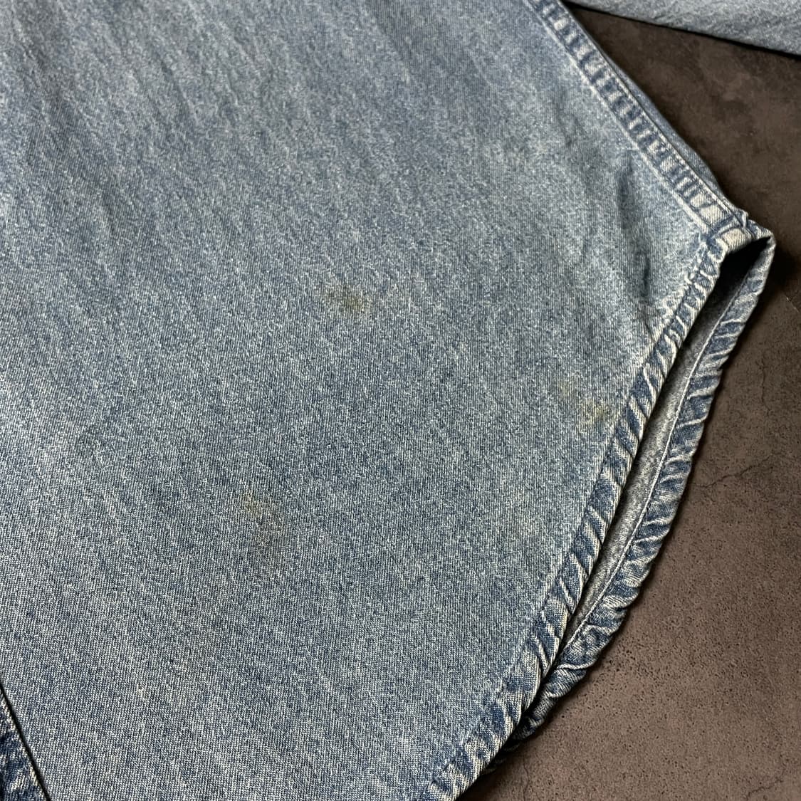 CADRE ATHLETIC 빈티지 다운버튼 코튼 데님 셔츠 A00609 상품이미지6