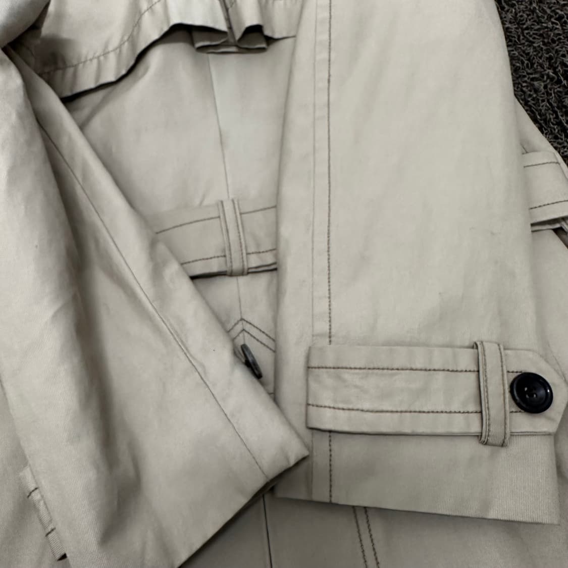 INTERMEZZO 인터메조 트렌치코트 아이보리 100(L) 상품이미지6