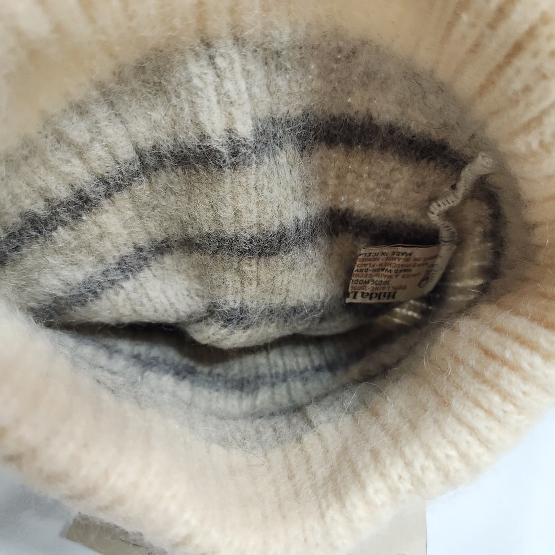 H916 [F] 새상품 Hilda Ltd Iceland 빈티지 울 비니 상품이미지3