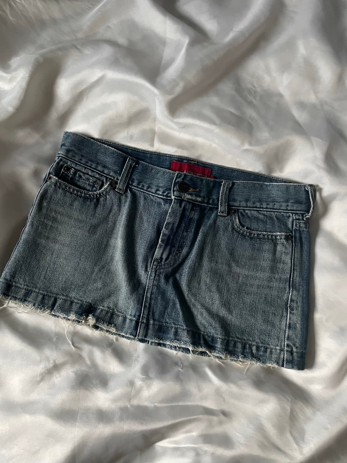 빈티지 y2k 홀리스터 데님 데미지 숏스커트 상품이미지1