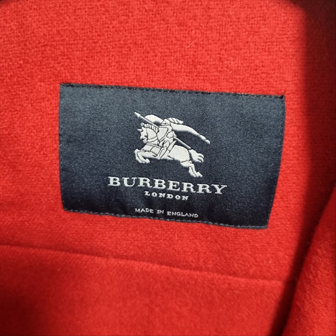 버버리 레드 더플 떡볶이 코트 상품이미지5
